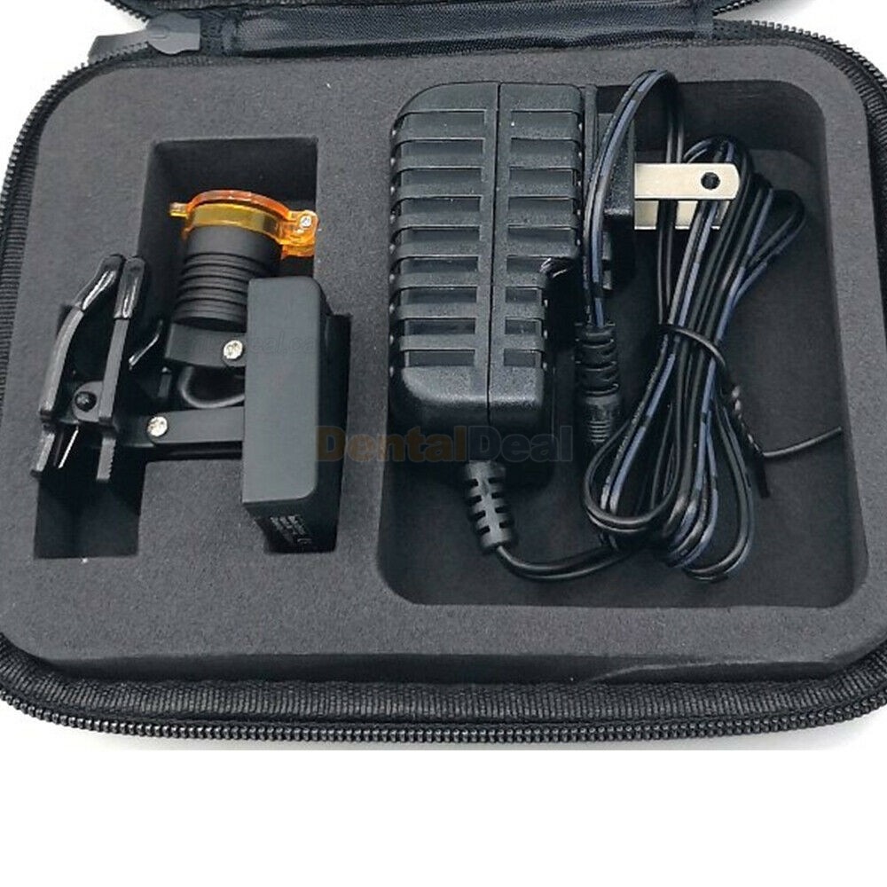 3W Wireless Dental LED HeadLight with Optical Filter for Surgical Loupes